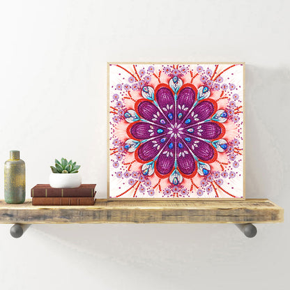 Flowers - Special Shaped Drill Diamond Painting 30*30CM