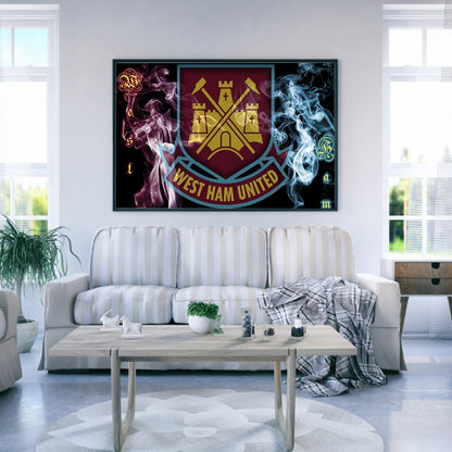 Team Crest - Full Round Drill Diamond Painting 40*30CM