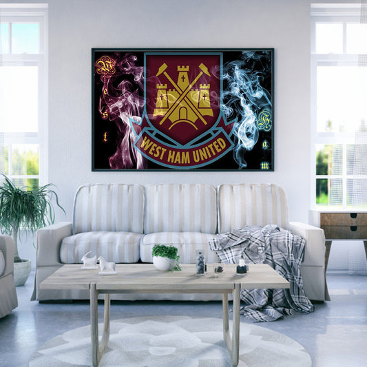 Team Crest - Full Round Drill Diamond Painting 40*30CM