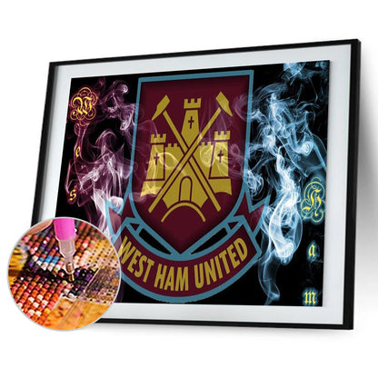 Team Crest - Full Round Drill Diamond Painting 40*30CM