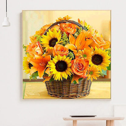 Flowers Plants - Full Sqaure Drill Diamond Painting 30*30CM