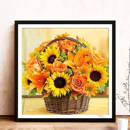 Flowers Plants - Full Sqaure Drill Diamond Painting 30*30CM