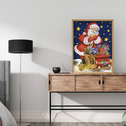 Santa Claus - Full Round Drill Diamond Painting 30*45CM