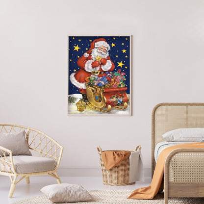 Santa Claus - Full Round Drill Diamond Painting 30*45CM