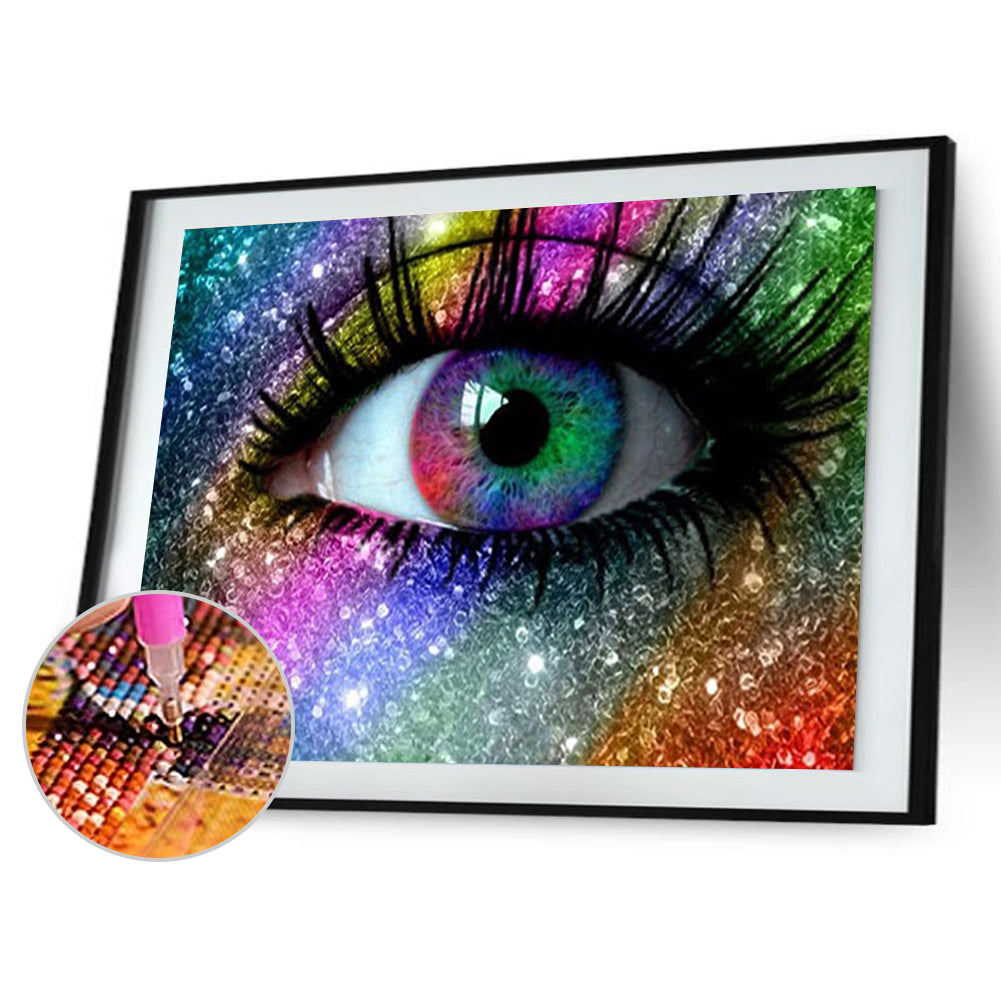 Eye - Full Round Drill Diamond Painting 30*40CM