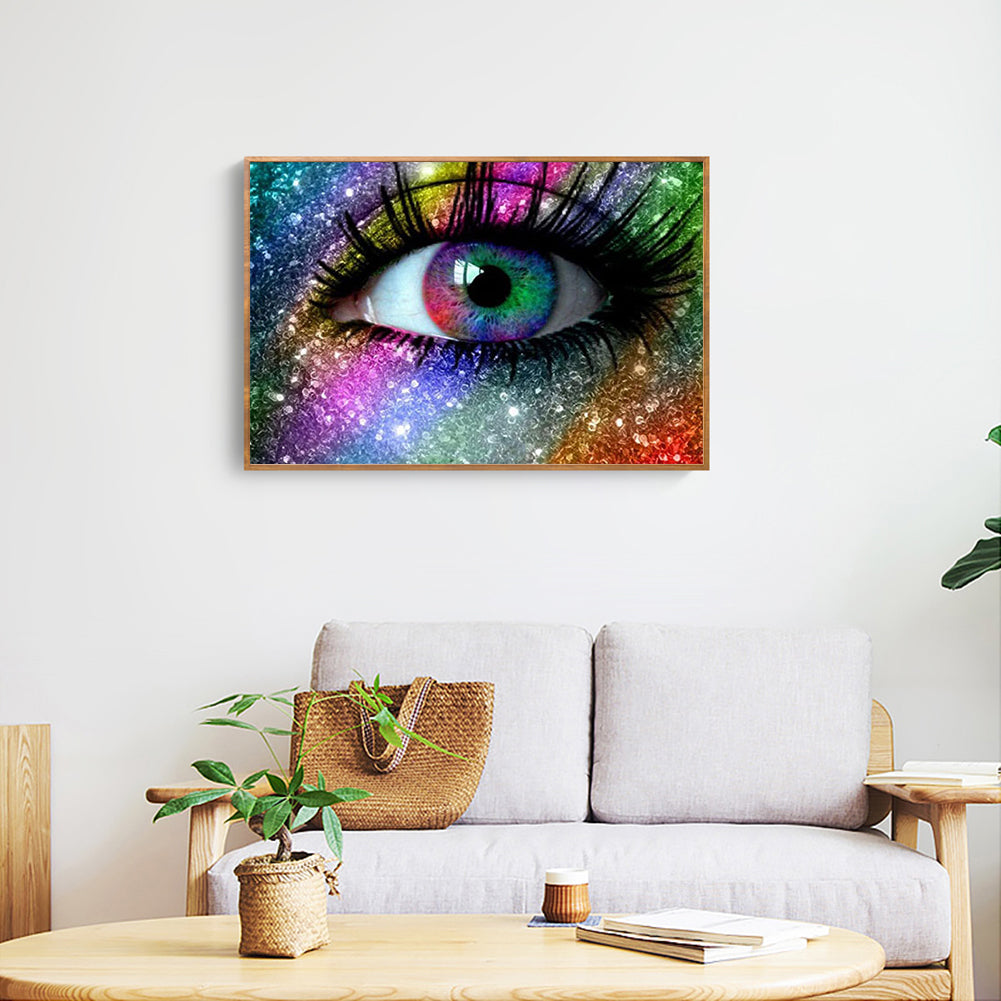 Eye - Full Round Drill Diamond Painting 30*40CM