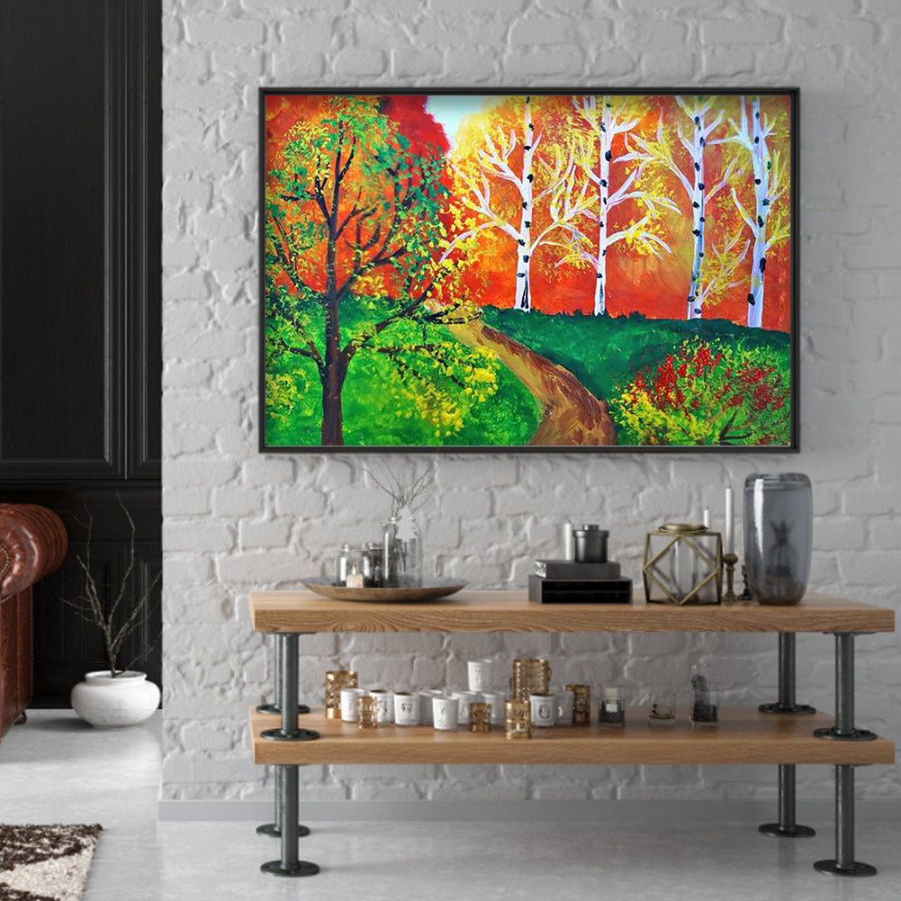 Tree - Full Square Drill Diamond Painting 50*40CM