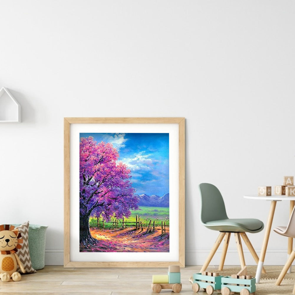 Seasons Tree - Full Sqaure Drill Diamond Painting 30*40CM