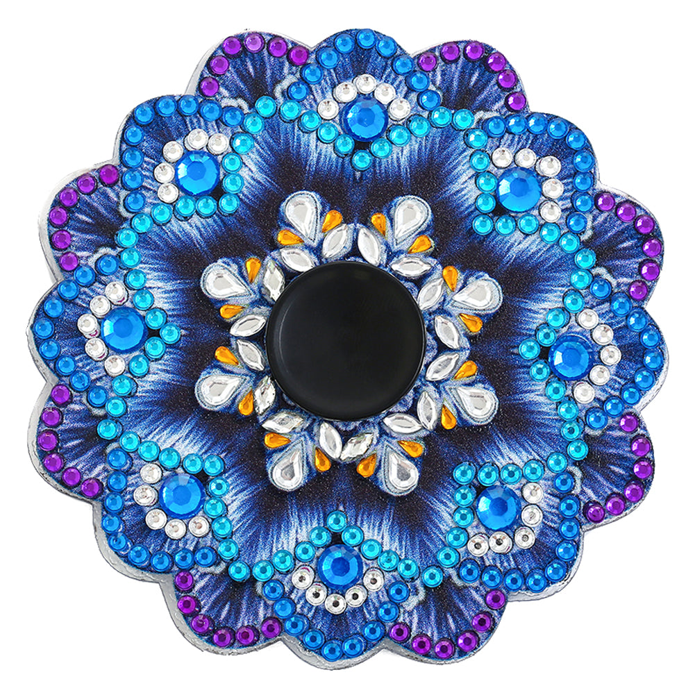 AB Double Sided Drill Fingertip Spinner Crystal Colorful Mandala Spinning