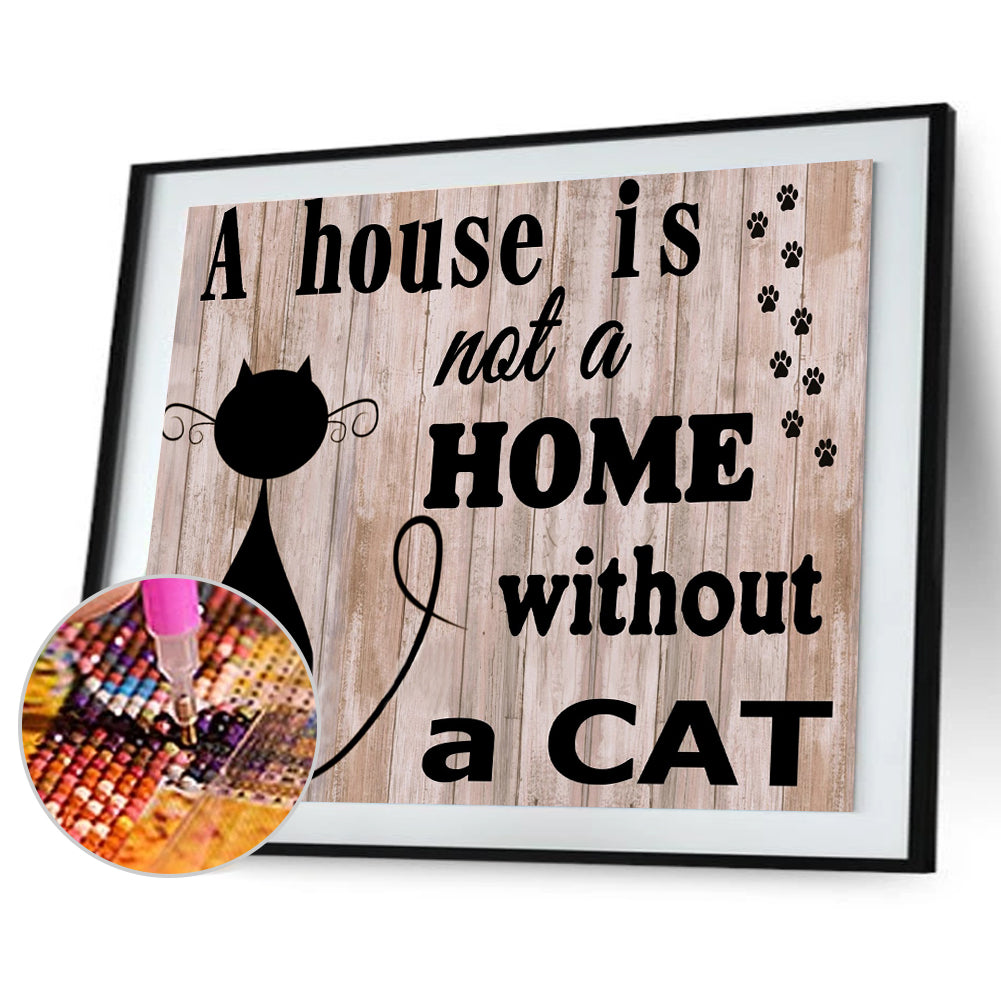 English Sentence - Full Round Drill Diamond Painting 40*30CM