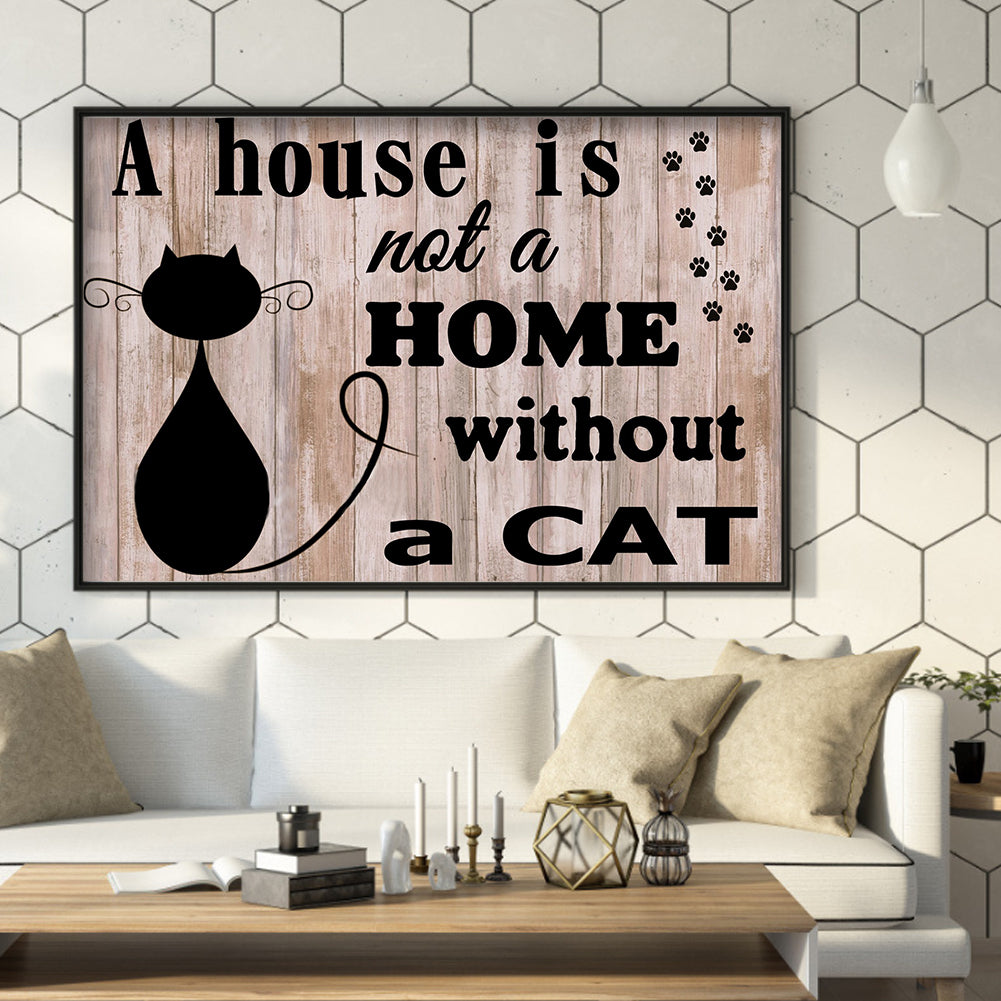 English Sentence - Full Round Drill Diamond Painting 40*30CM