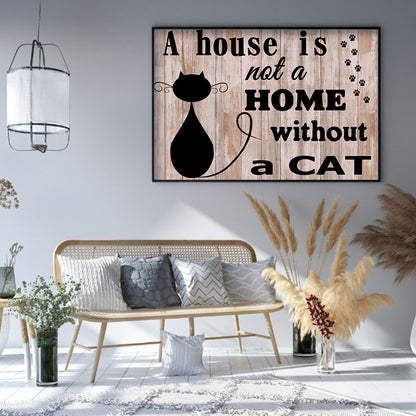 English Sentence - Full Round Drill Diamond Painting 40*30CM