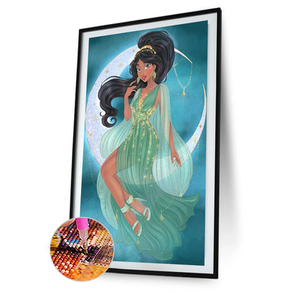 Princess - Full Round Drill Diamond Painting 30*55CM