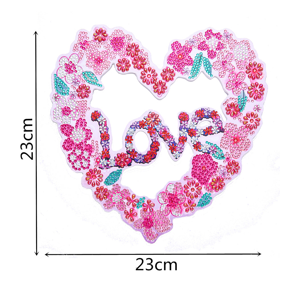 DIY Spot Drill Garland 5D Crystal Diamond Painting Art Flower Wreath Gift