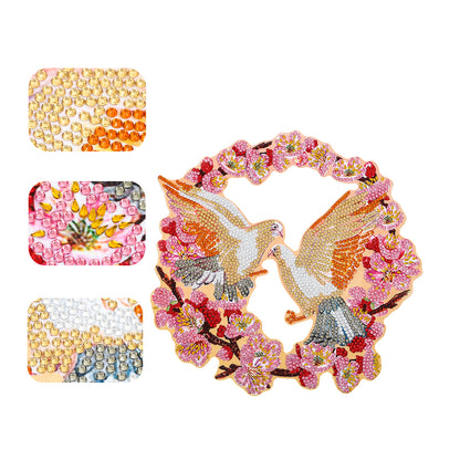 DIY Spot Drill Garland 5D Crystal Diamond Painting Art Flower Wreath Gift