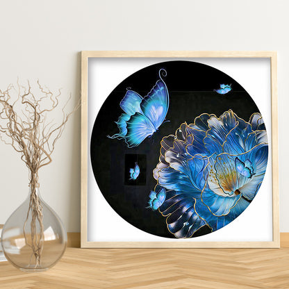 Butterfly - Full Round Drill Diamond Painting 30*30CM