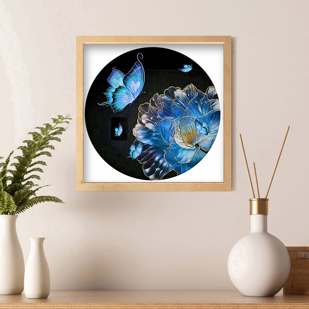 Butterfly - Full Round Drill Diamond Painting 30*30CM
