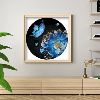 Butterfly - Full Round Drill Diamond Painting 30*30CM