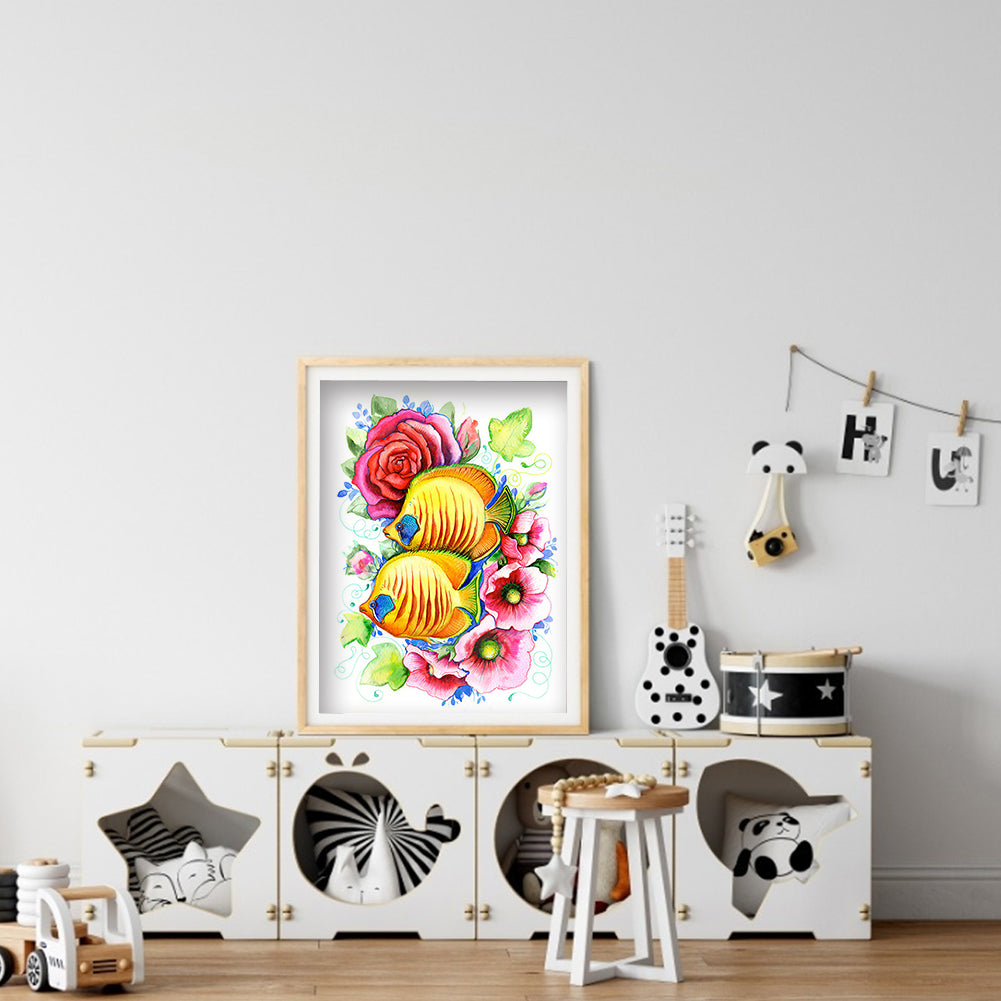 Goldfish - Full Round Drill Diamond Painting 30*40CM