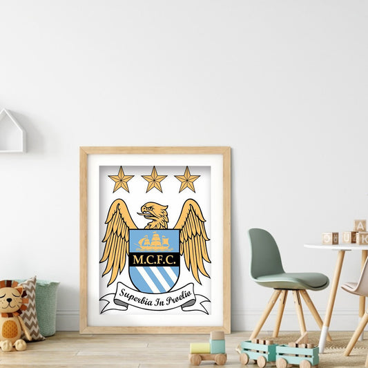 Manchester City - Full Round Drill Diamond Painting 30*40CM
