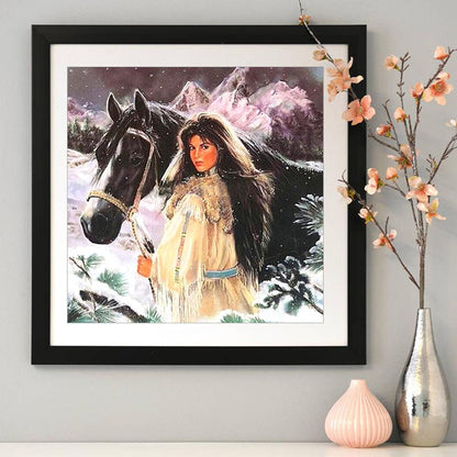 Horse - Full Round Drill Diamond Painting 30*30CM