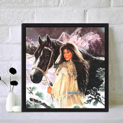 Horse - Full Round Drill Diamond Painting 30*30CM