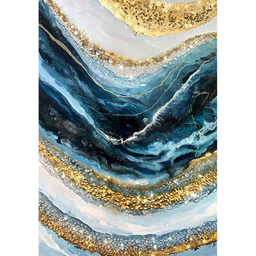 Gold leaf - Full Round Drill Diamond Painting 35*50CM