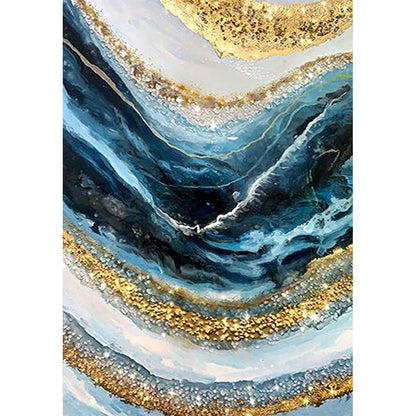 Gold leaf - Full Round Drill Diamond Painting 35*50CM