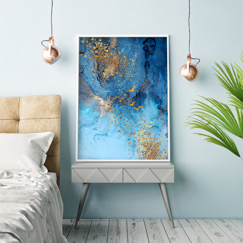 Gold leaves - Full Round Drill Diamond Painting 35*50CM