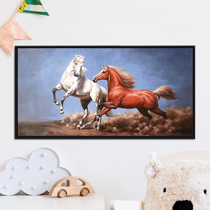 Running Horse - Full Round Drill Diamond Painting 80*40CM