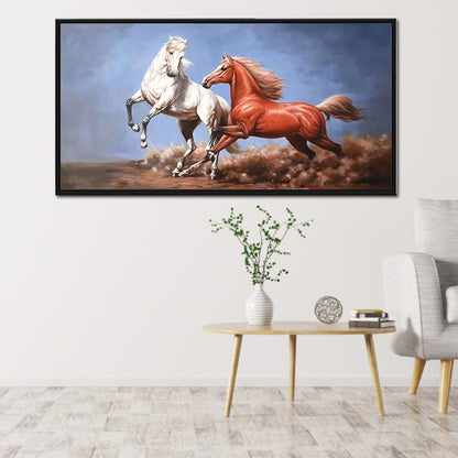 Running Horse - Full Round Drill Diamond Painting 80*40CM