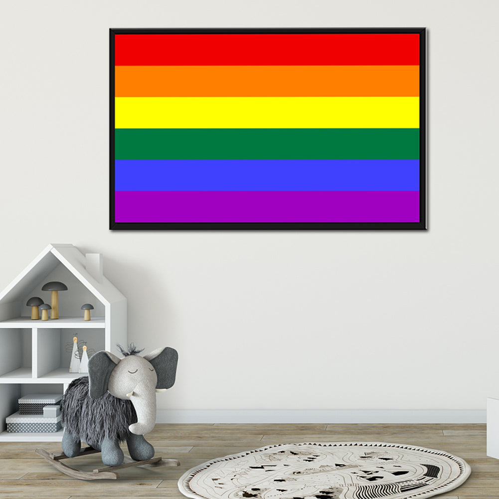 Rainbow - Full Round Drill Diamond Painting 50*30CM