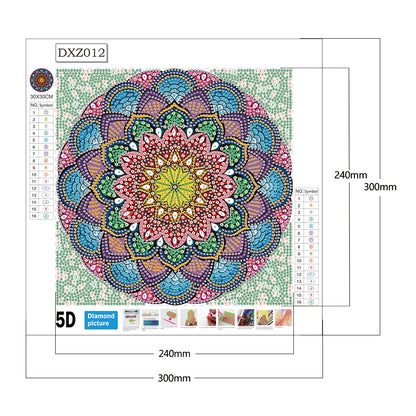 Datura - Special Shaped Drill Diamond Painting 30*30CM