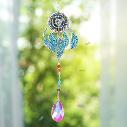 DIY 5D Mosaic  Jewelry Diamond Painting Kit Window Wind Chime