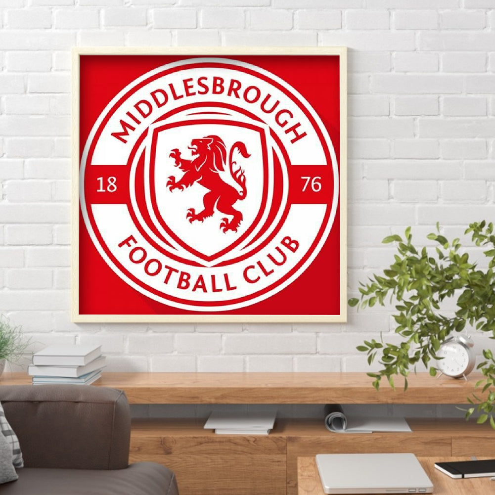 Football Club - Full Round Drill Diamond Painting 30*30CM