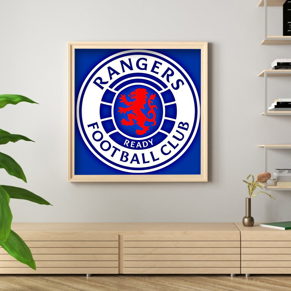 Football Club - Full Round Drill Diamond Painting 30*30CM