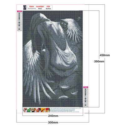 Broken Angel - Full Round Drill Diamond Painting 30*45CM