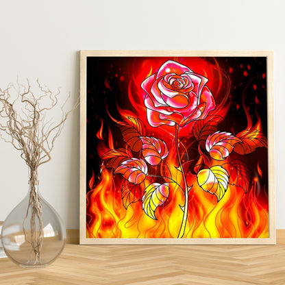 Rose - Full Round Drill Diamond Painting 30*30CM