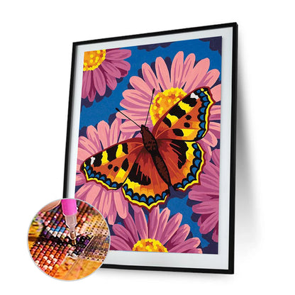 Butterfly - Full Round Drill Diamond Painting 30*40CM