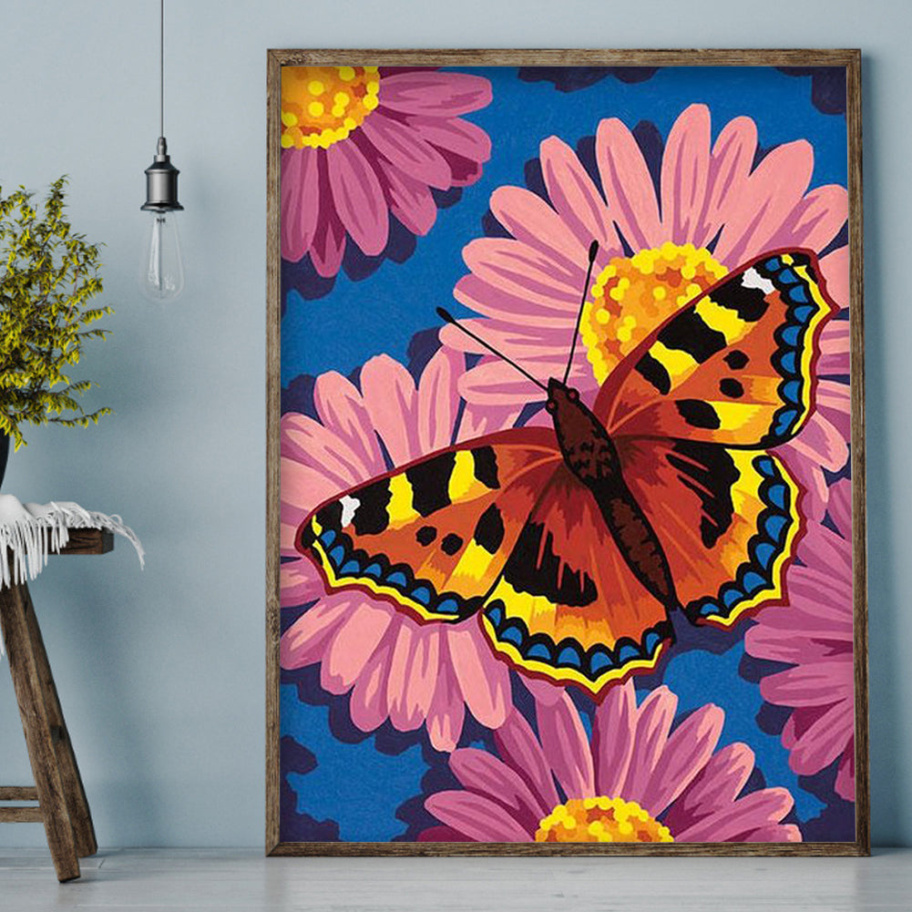 Butterfly - Full Round Drill Diamond Painting 30*40CM