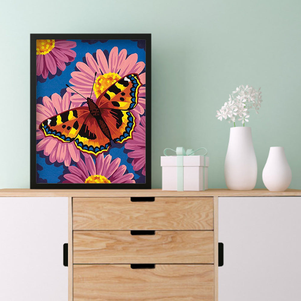 Butterfly - Full Round Drill Diamond Painting 30*40CM