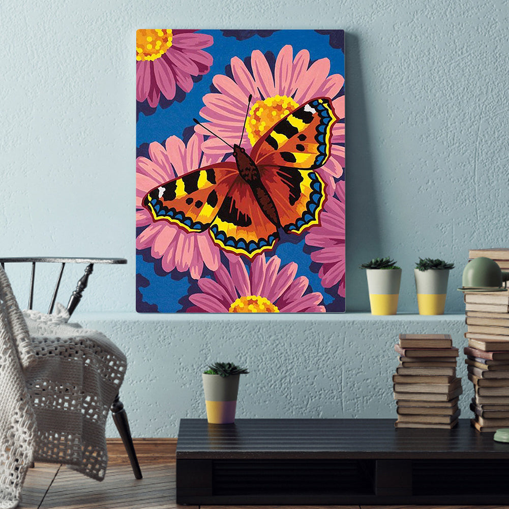 Butterfly - Full Round Drill Diamond Painting 30*40CM