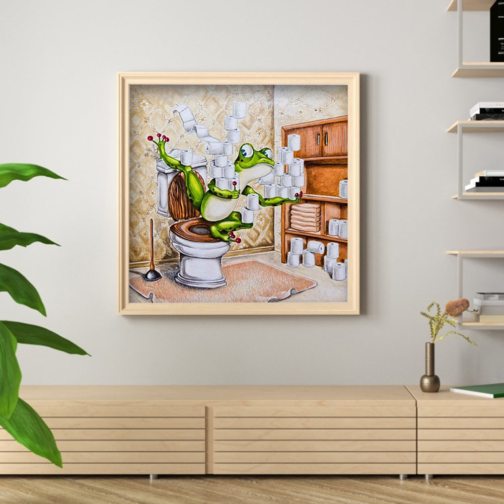 Funny Frog - Full Square Drill Diamond Painting 40*40CM