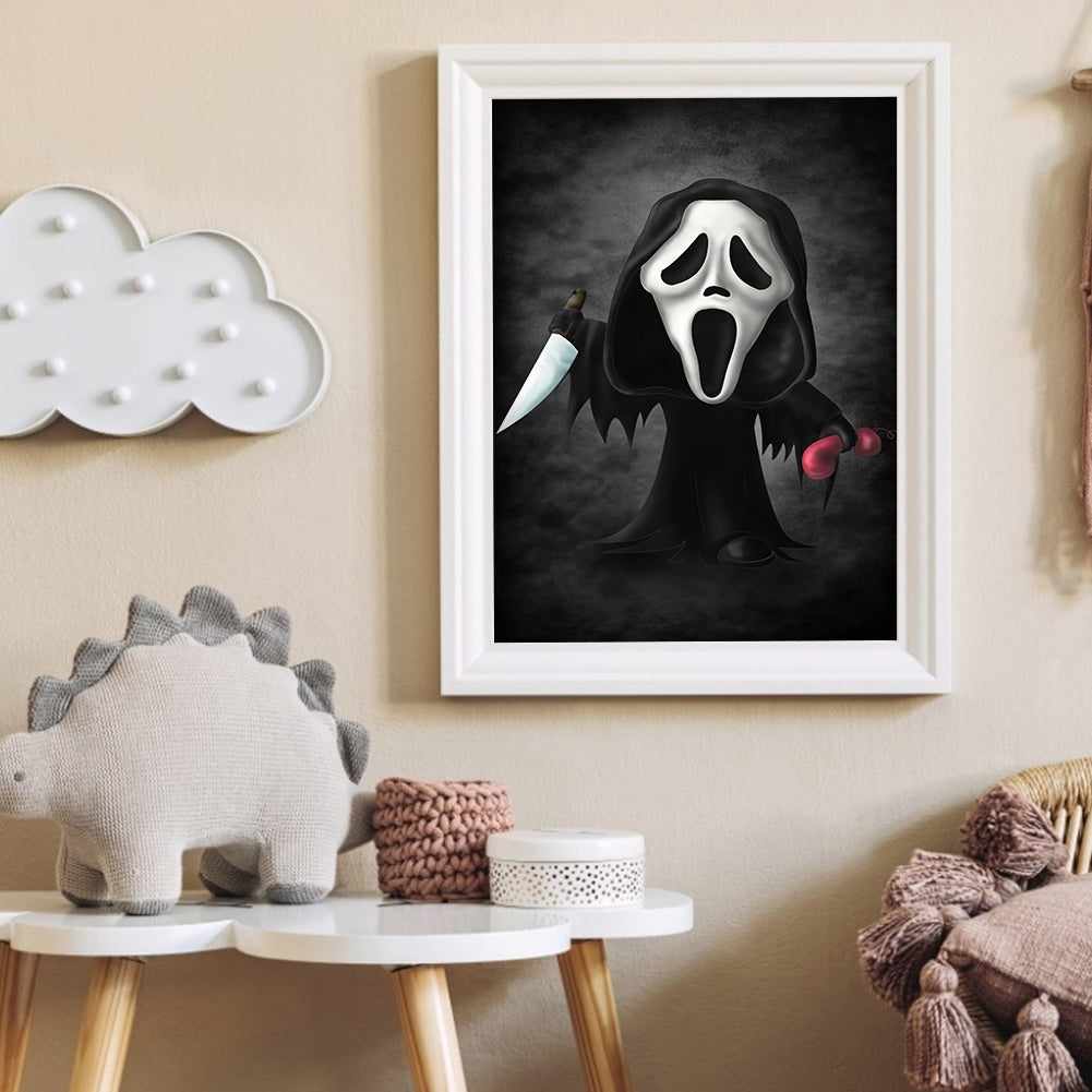 Horror Doll - Full Round Drill Diamond Painting 30*40CM
