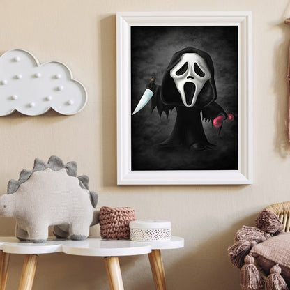 Horror Doll - Full Round Drill Diamond Painting 30*40CM