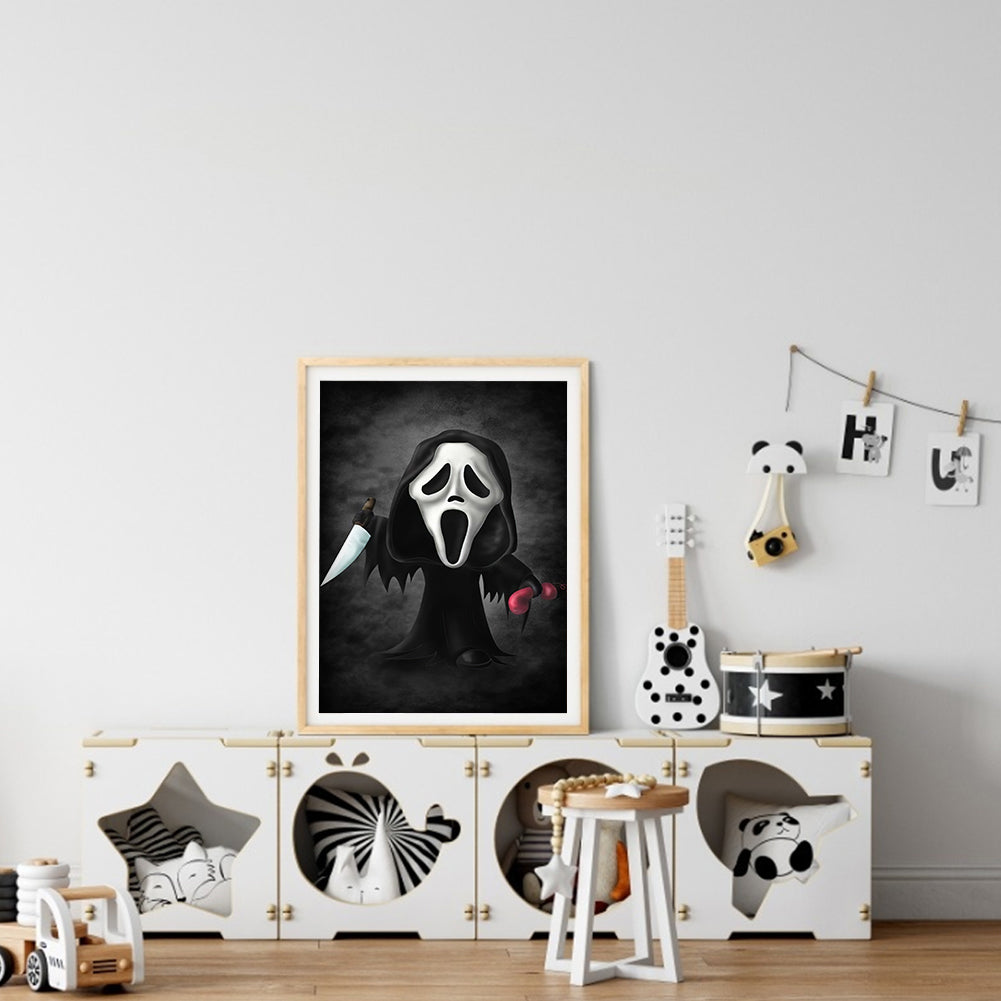 Horror Doll - Full Round Drill Diamond Painting 30*40CM