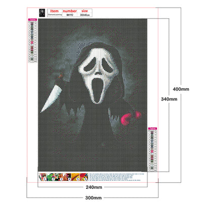 Horror Doll - Full Round Drill Diamond Painting 30*40CM