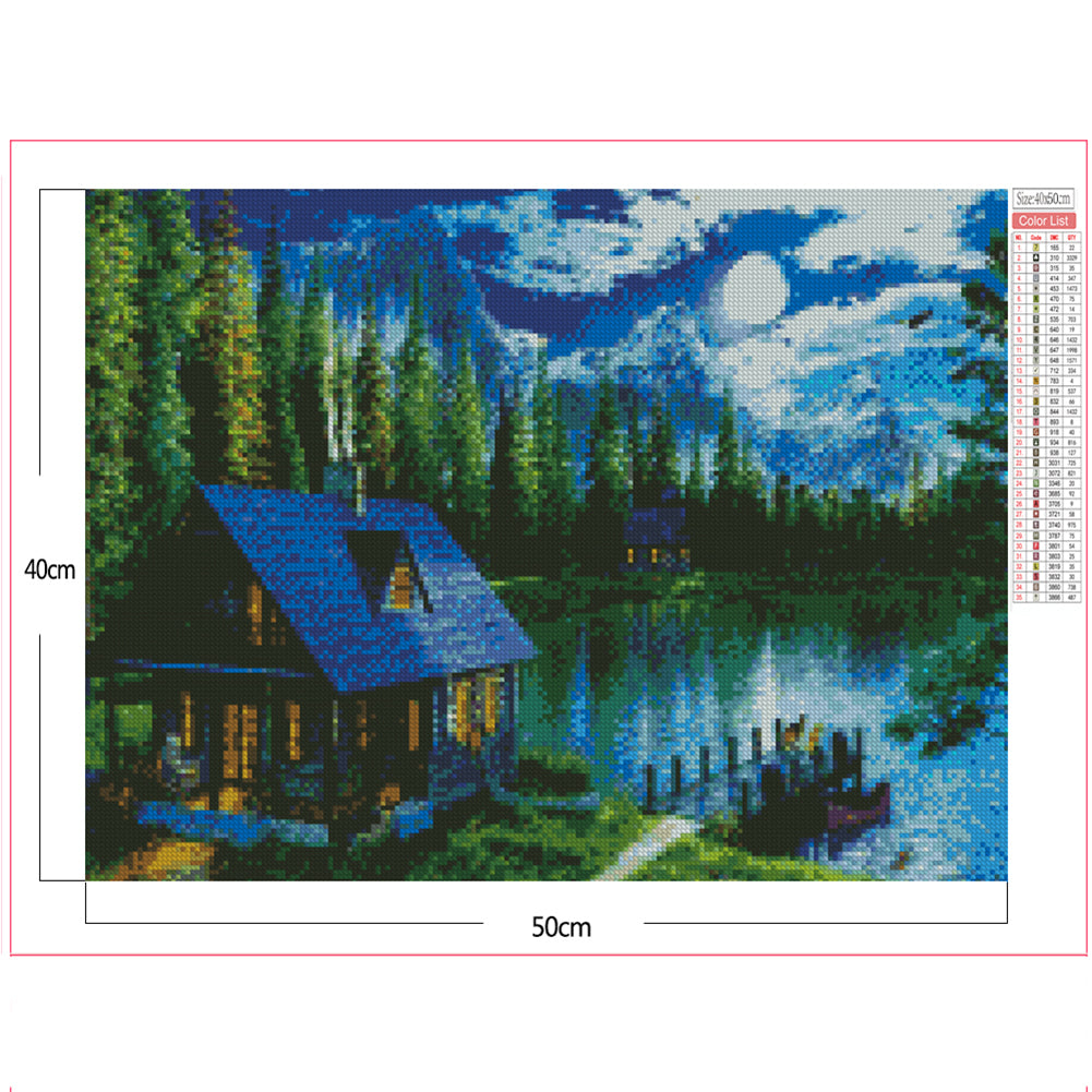 House - Full Square Drill Diamond Painting 40*50CM