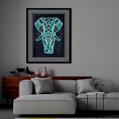 Elephant - Special Shaped Drill Diamond Painting 30*40CM