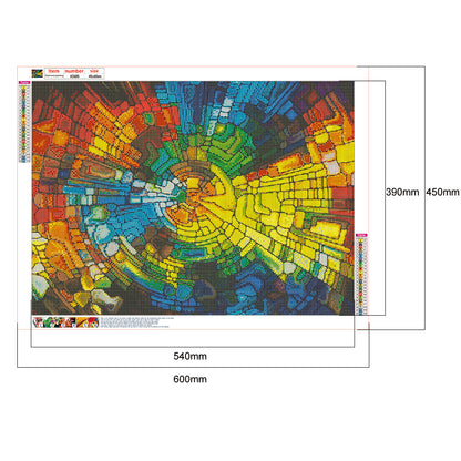 Geometry - Full Round Drill Diamond Painting 60*45CM